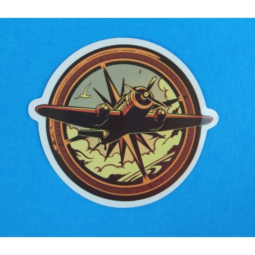 10/$10 War Fighting Planes Helicopters & Weapons Sticker 2.18" x 2.25" (AE)